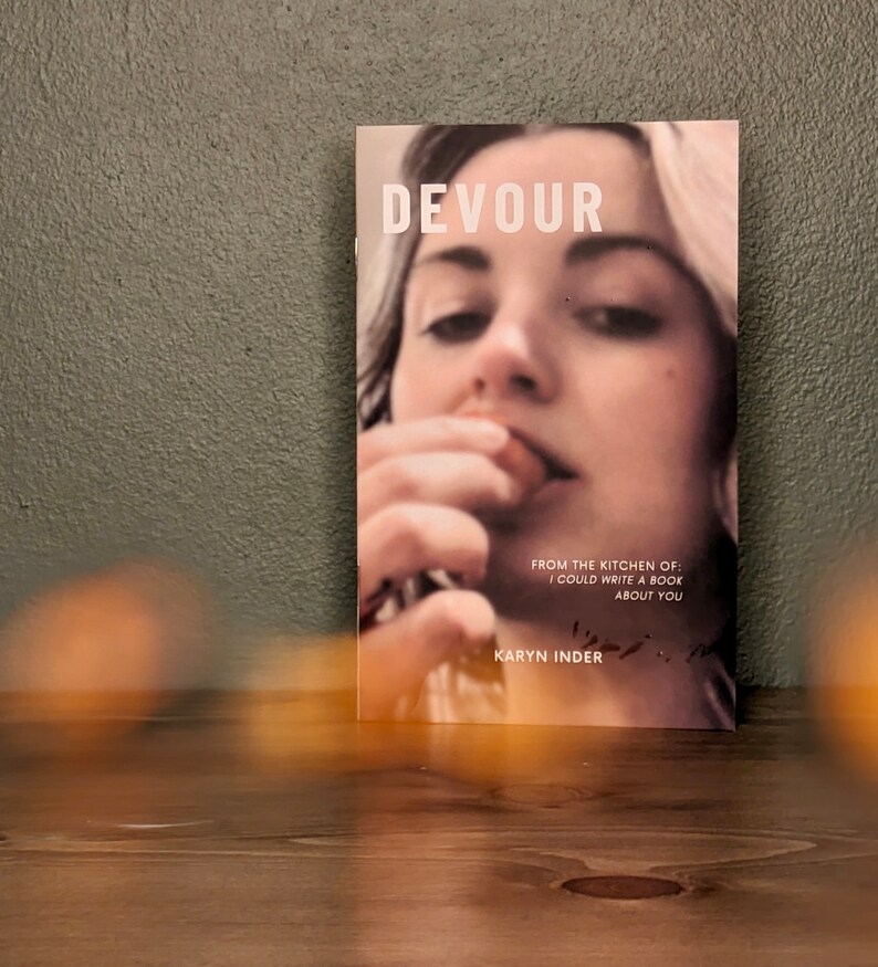 Devour by Karyn Inder Book of Poetry Poetry Book Chapbook image 1