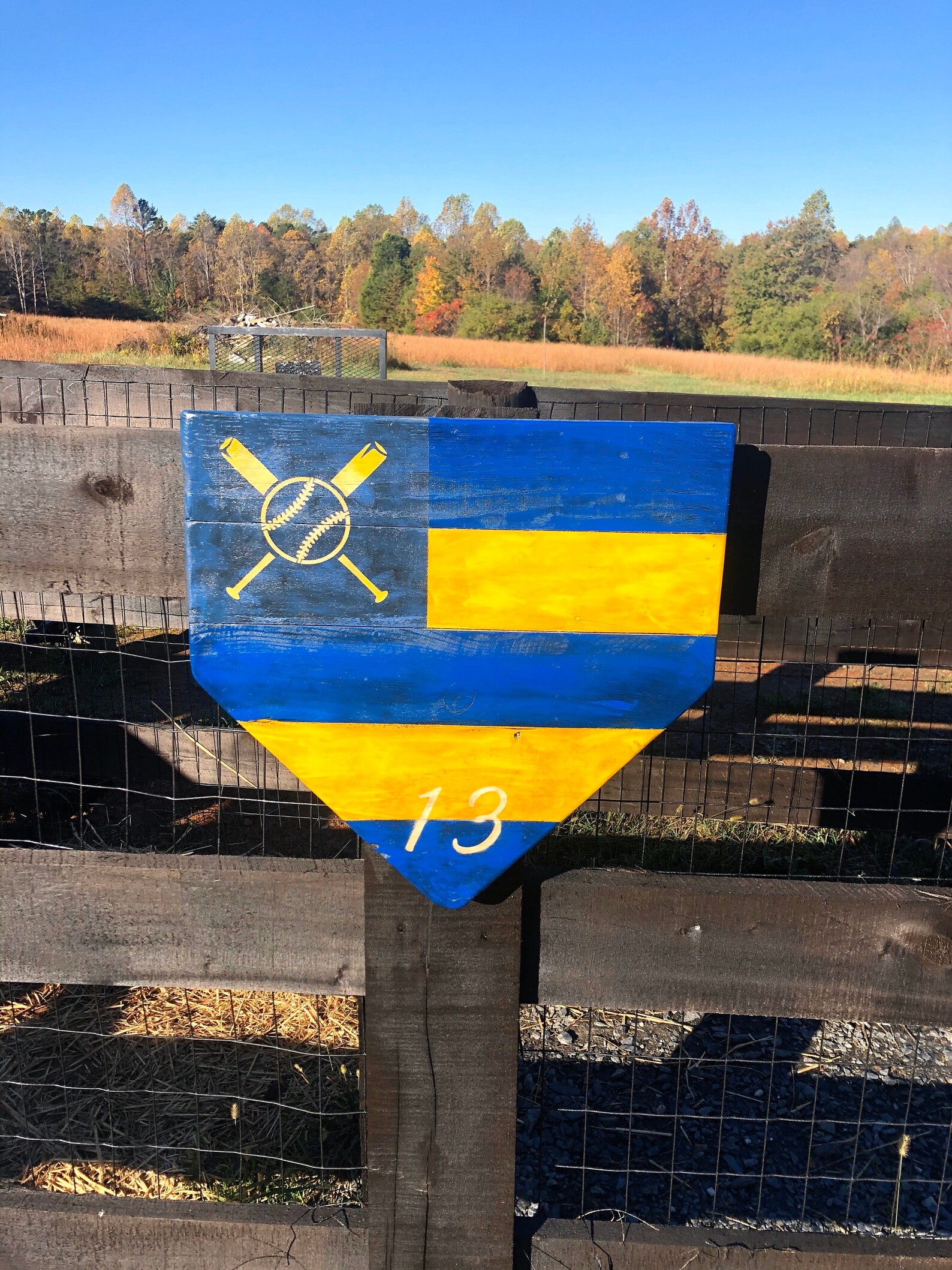 Wooden Home Plate Etsy