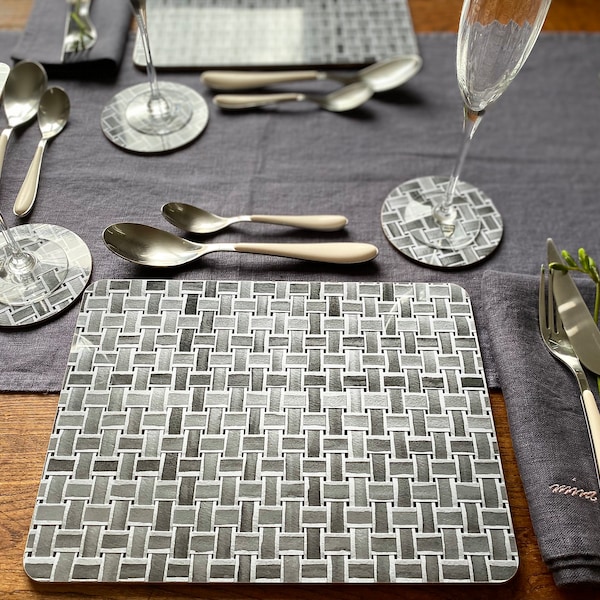 Geometric Placemats Etsy UK