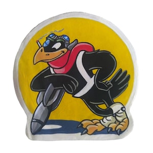 47th_Bomb_Squadron. Riproduzione della toppa in pelle