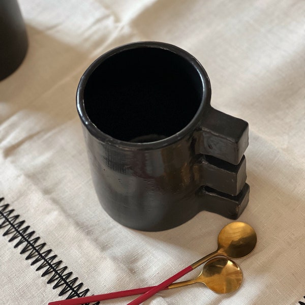 Mug XL céramique noir