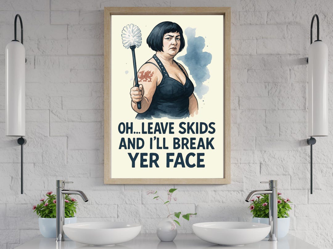 Humorous Be Inspired Funny Welsh Wall Art Poster, Nessa Quote Print, Gavin and Stacey ...