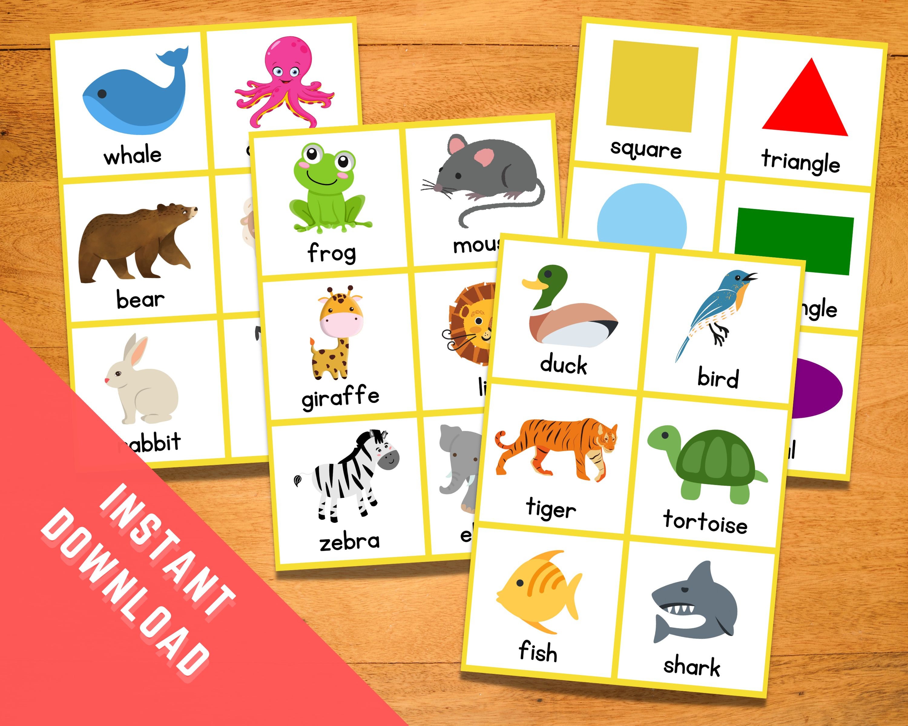 English and Welsh Flashcards. 120 Printable Flash Cards Welsh Etsy