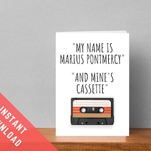 Funny Musical Theatre Printable Greetings Card for Musical Theatre Nerd. Instant Download Birthday Card. For Him, for Her, Broadway Lover