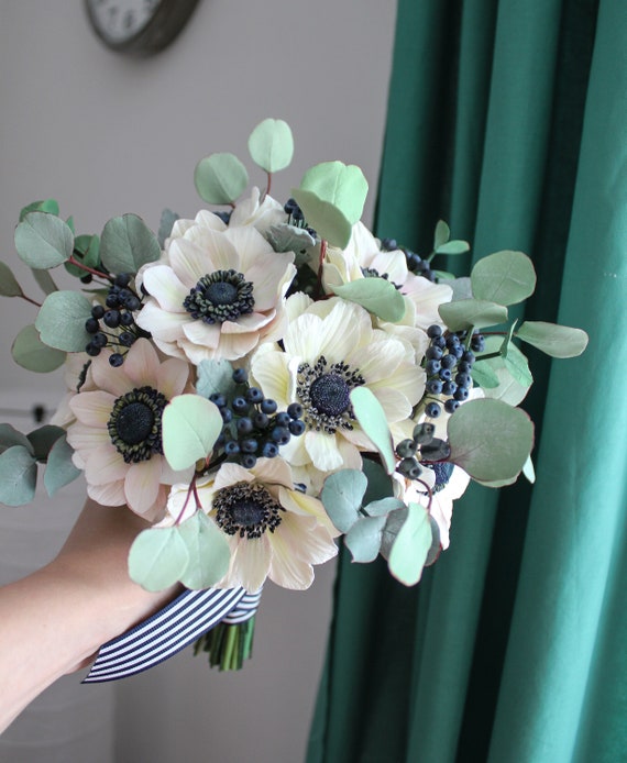 anemone bouquet aster backpack