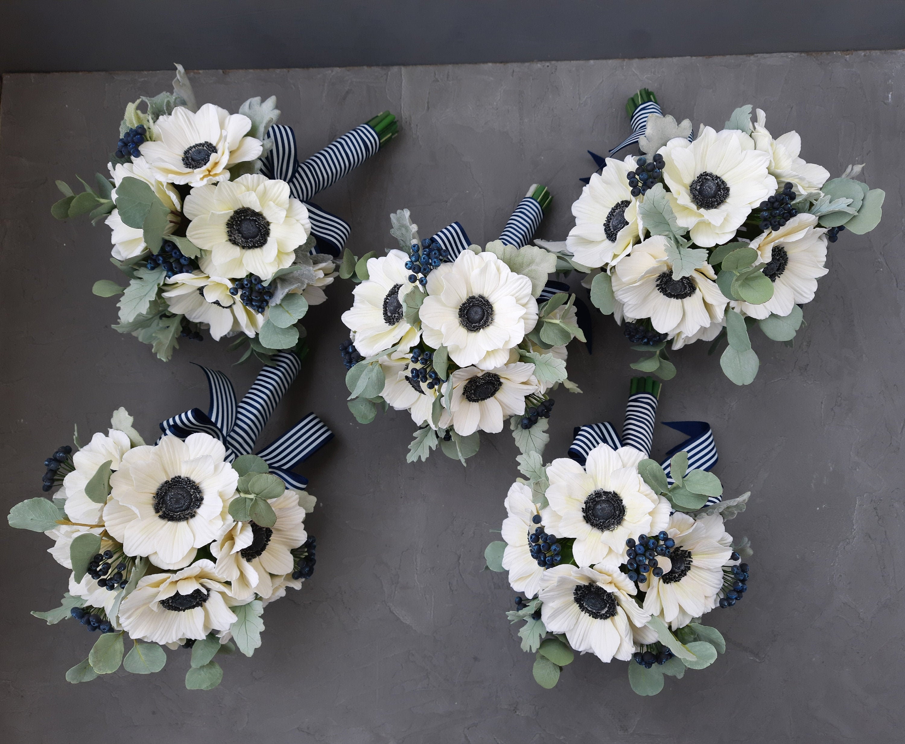 anemone bouquet aster backpack