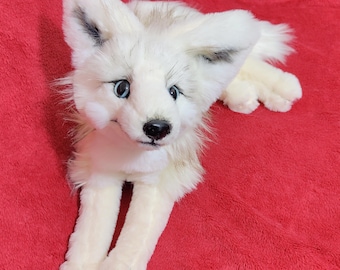 Auf Bestellung! Keine Lagerware! Weiches und gewichtetes Polarwolf Plüschtier