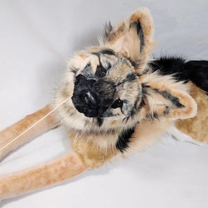 Finished product! IN STOCK! Weighted& floppy German Shepherd/ XL size!