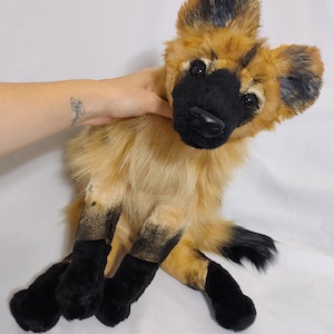 Made to order! Not in stock! Spotted Hyena plush with weighted paws&tail