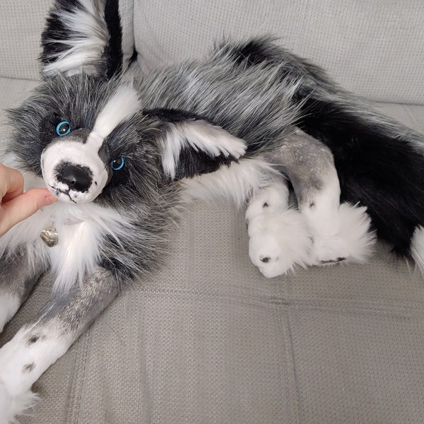 Made to order! Extra floppy&solid weighted PLATINUM Fox plush