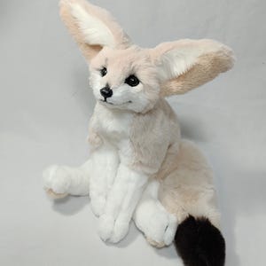 Made to order! NOT in Stock! Weighted&Floppy Fennec fox 3 plush made of extra soft Luxury faux furs!