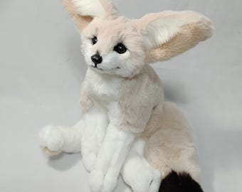 Op bestelling gemaakt! NIET op voorraad! Weighted&Floppy Fennec Fox 3 pluche gemaakt van extra zacht luxe nepbont!