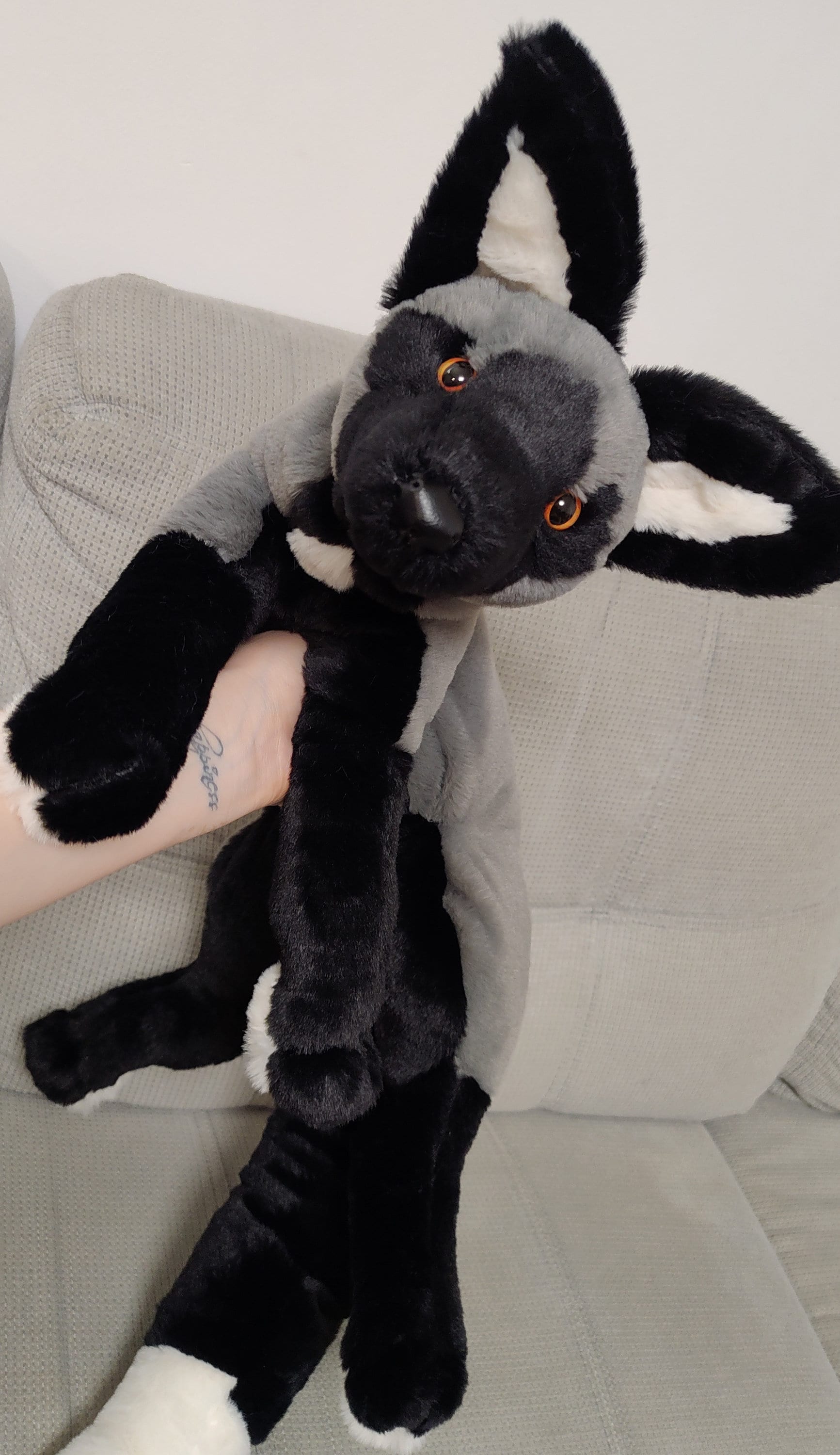 受注生産！在庫なし！重みがあってふわふわのシルバーフォックスの