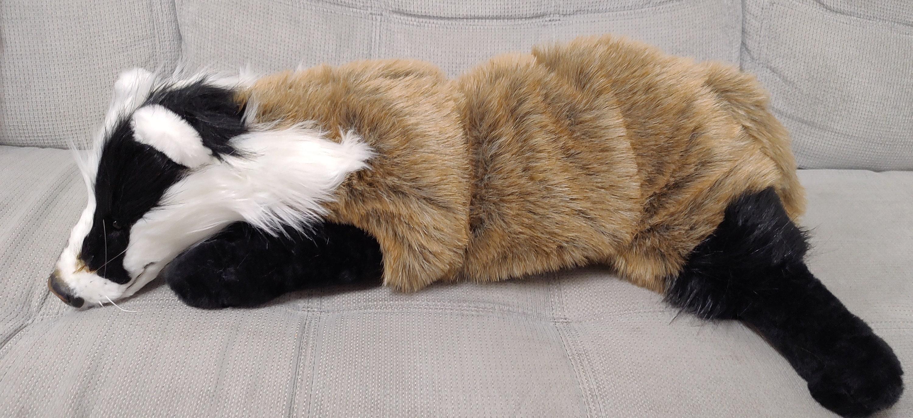 Made to Order! Weighted and Extra Floppy European Badger Plush