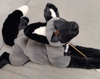 Made to Order! NOT in Stock! Weighted and Floppy SILVER Fox