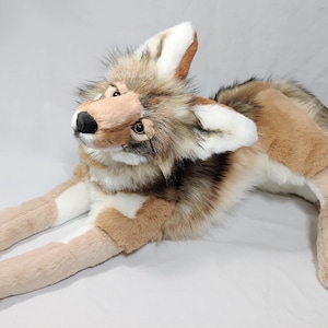 Made to order! Not in stock! Solid Weighted&Extra floppy Life-size Coyote plush