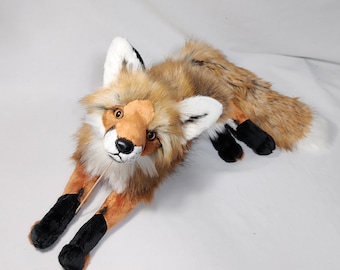Made to order! Not in stock! Weighted and floppy Red Fox plush / medium size