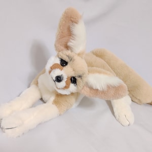 Made to order! NOT in Stock! Solid Weighted&Floppy Fennec fox plush made of extra soft faux furs!