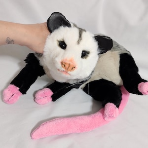 Made to order! Not in stock!  Weighted and floppy Opossum plush/ Luxury faux furs