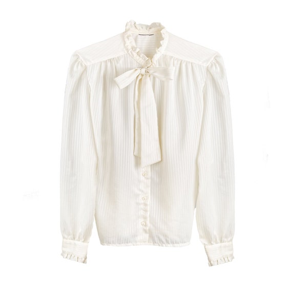 Romantic blouse / Victorian collar / Victorian / R
