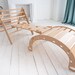 Montessori furniture with Rocking board Gym for kids Climbing | Etsy