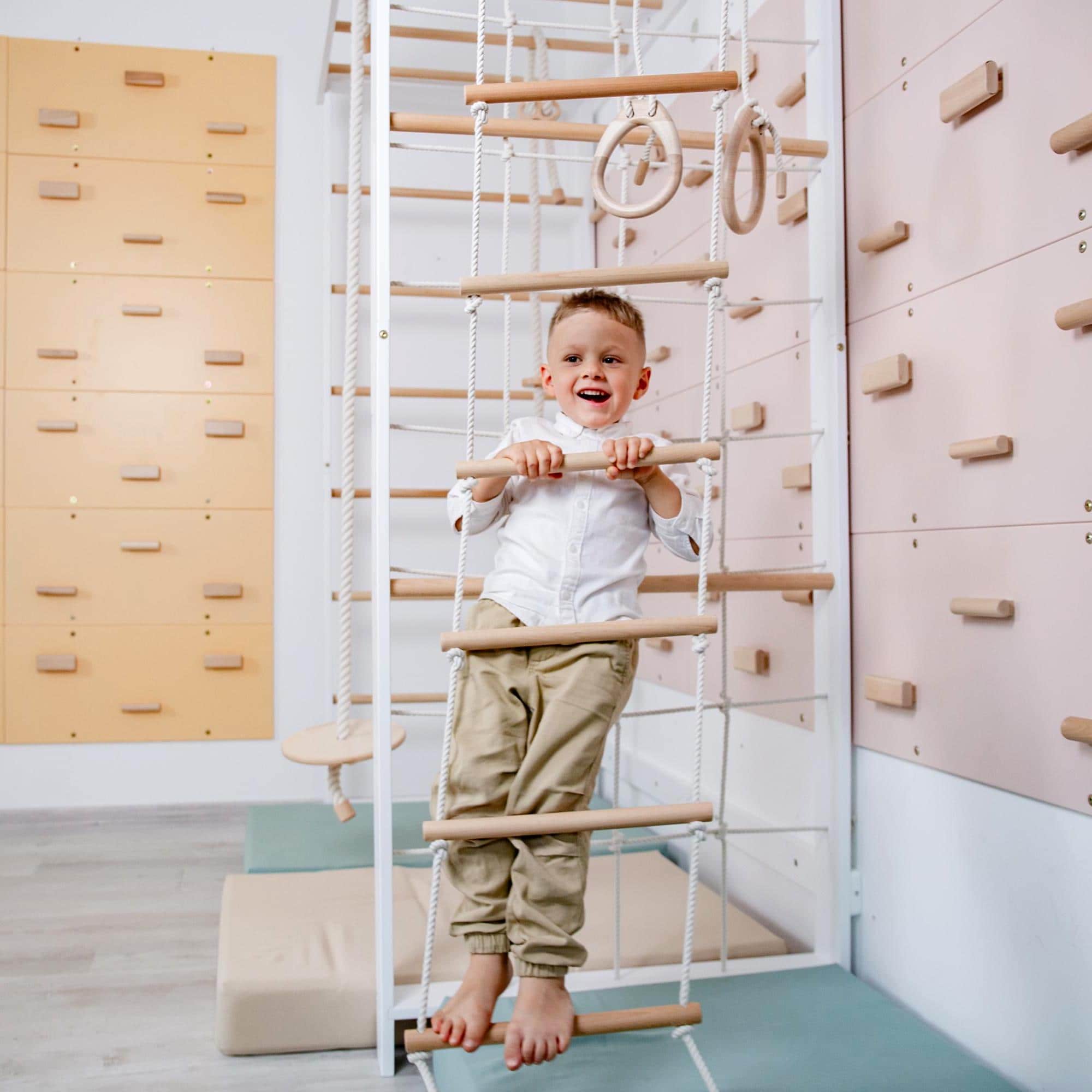Rope Play Set for Kids Climbing Gym, Montessori Rope Bundle With ...