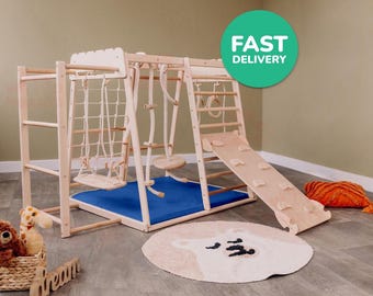 Buy 55х42″ up to Years Wooden Gym, Scandinavian Play Complex