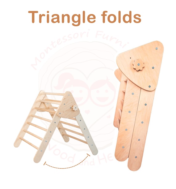Montessori Foldable Triangle - WoodandHearts
