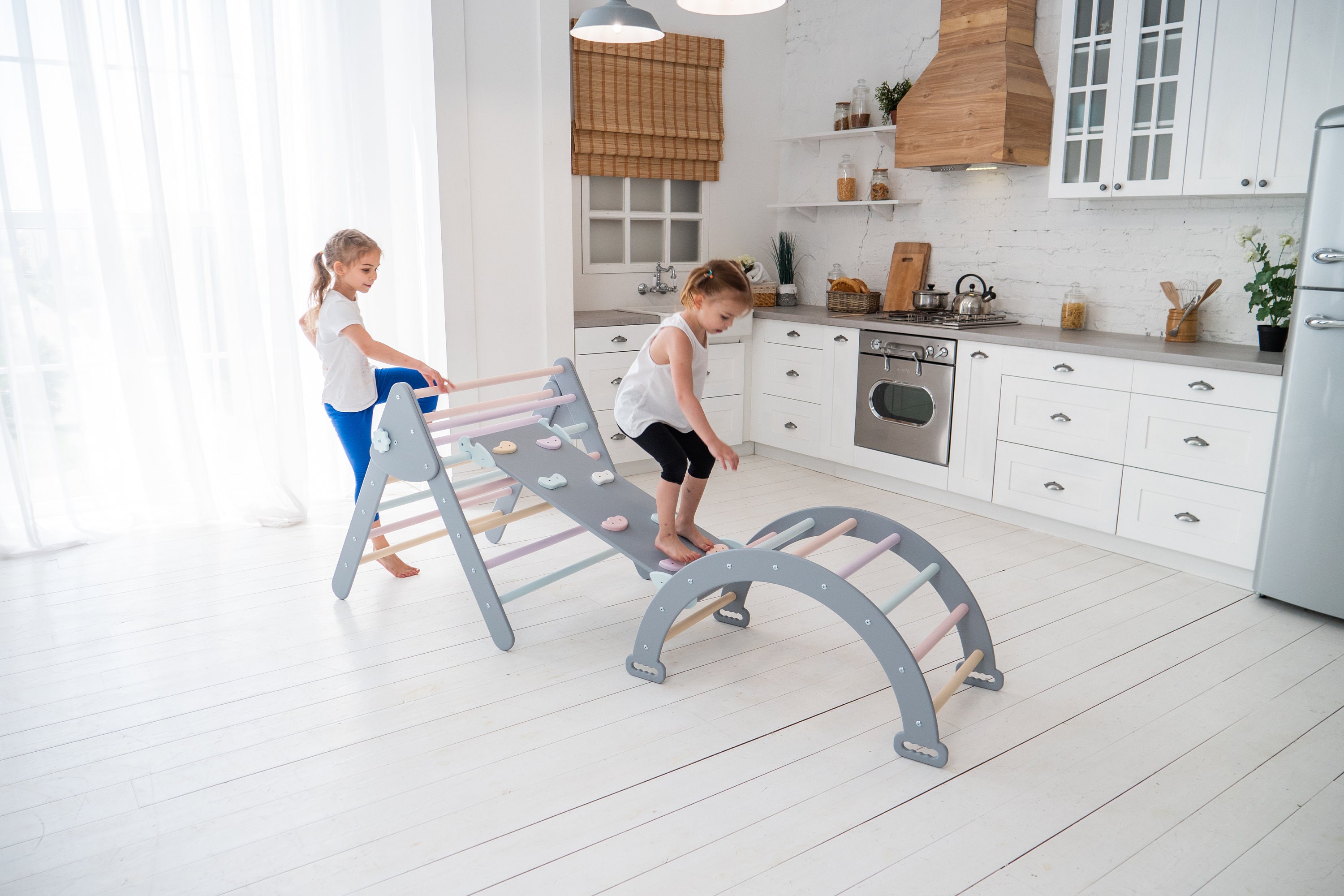 Balance board Set of 4 items Baby climber Toddler furniture Etsy