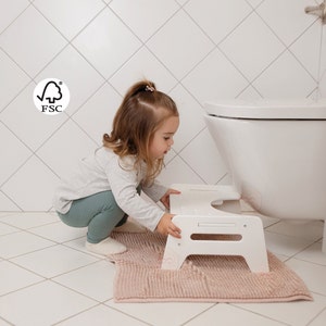 Tabouret de toilette pour enfants, escalier pliable, assistant de