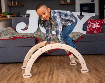 Standard Climbing Arch by Woodandhearts, Montessori Step Climber for Toddler, Eco toys