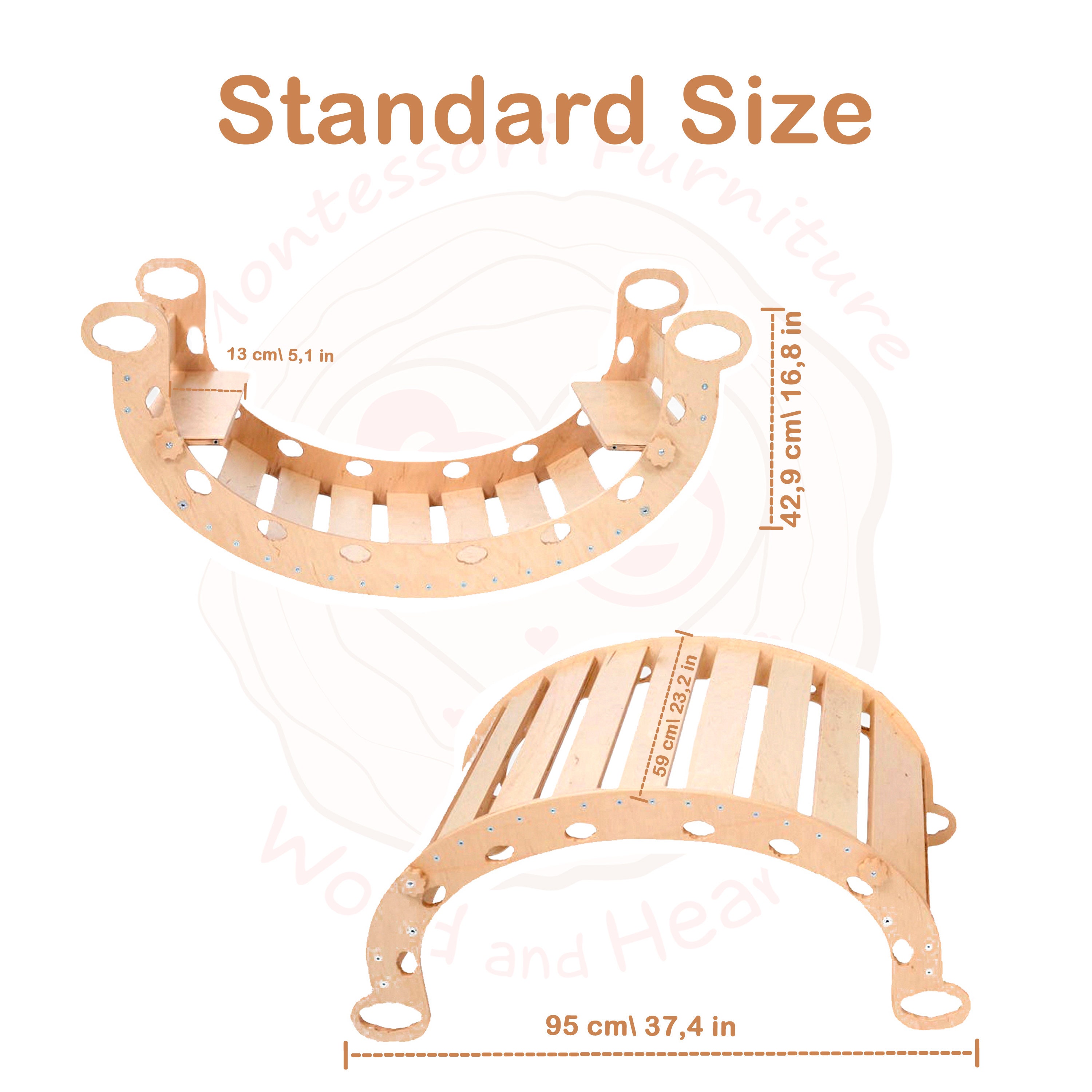 Planche d'equilibre montessori fsc 81 x 30 x 18 cm – TP Toys EU