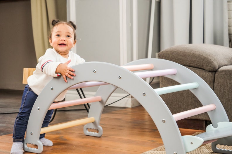 Climbing arch Baby climber Toddler furniture First birthday Etsy