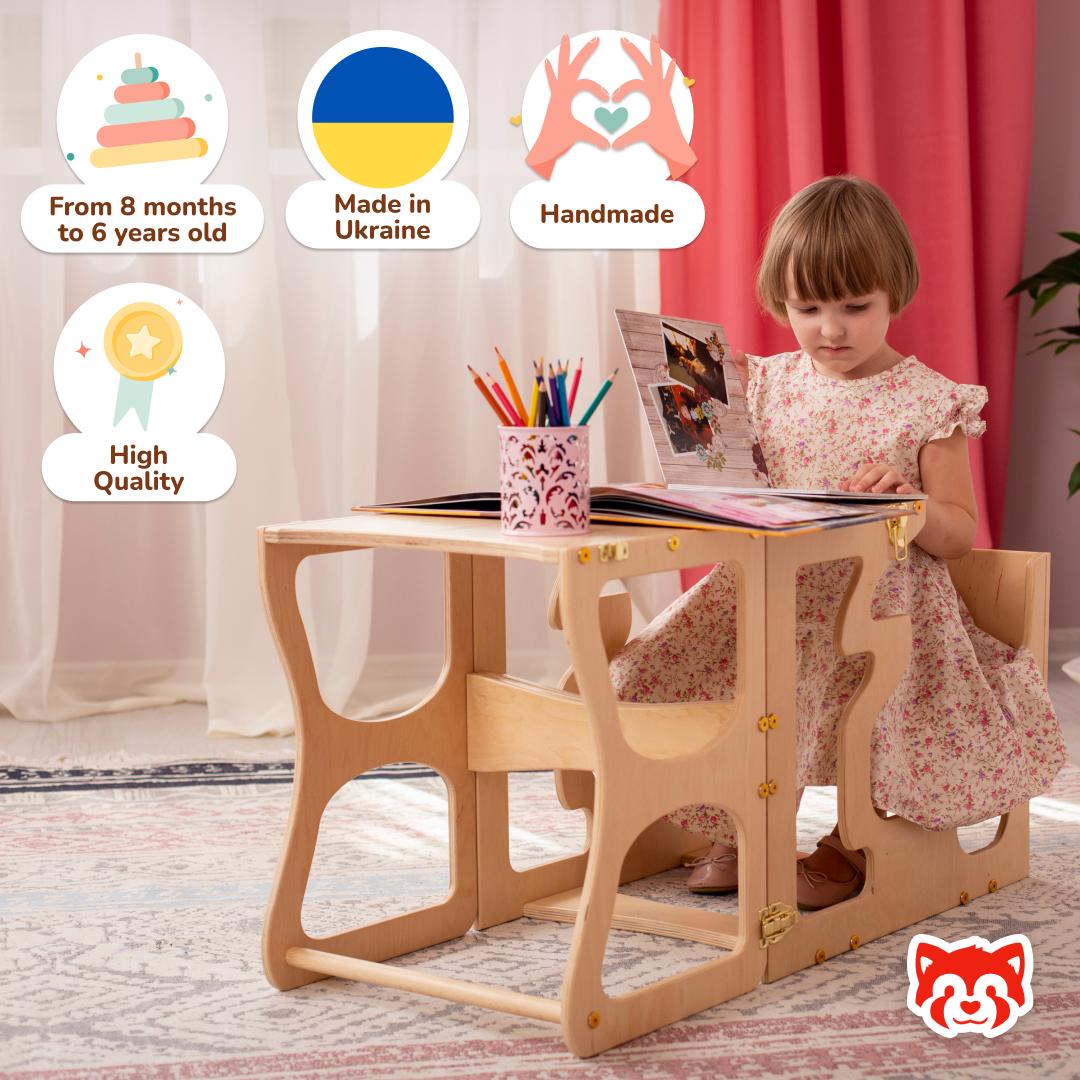 Montessori tower Step stool Activity helper Kitchen tower Bathroom Step Stool Montessori furniture Kitchen tower Wooden stool