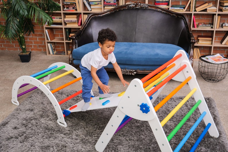 Сlimbing toddler Toddler climber Montessori gym Climbing set Etsy