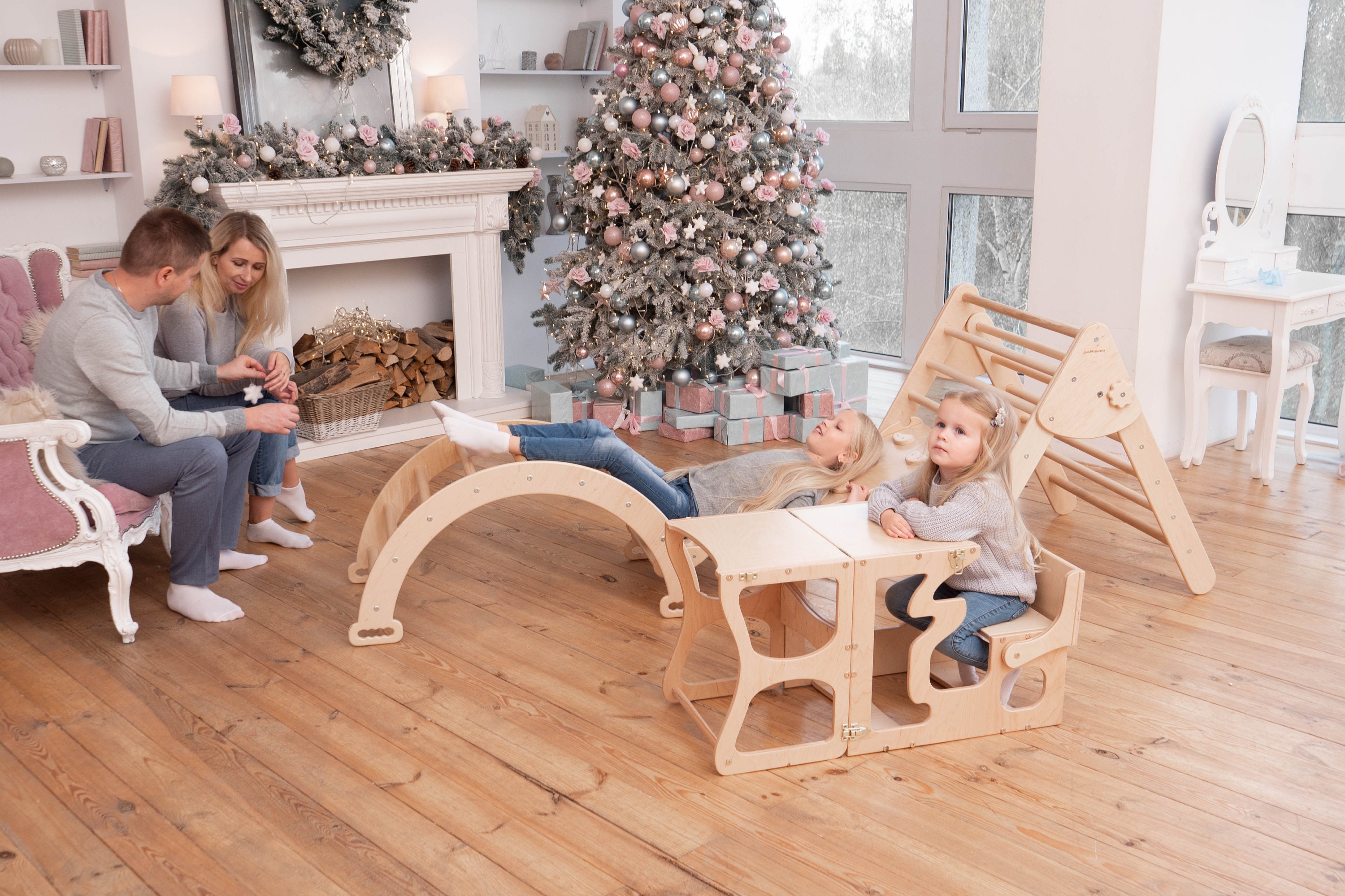 Climbing set Learning stool Toddler furniture Climbing Etsy