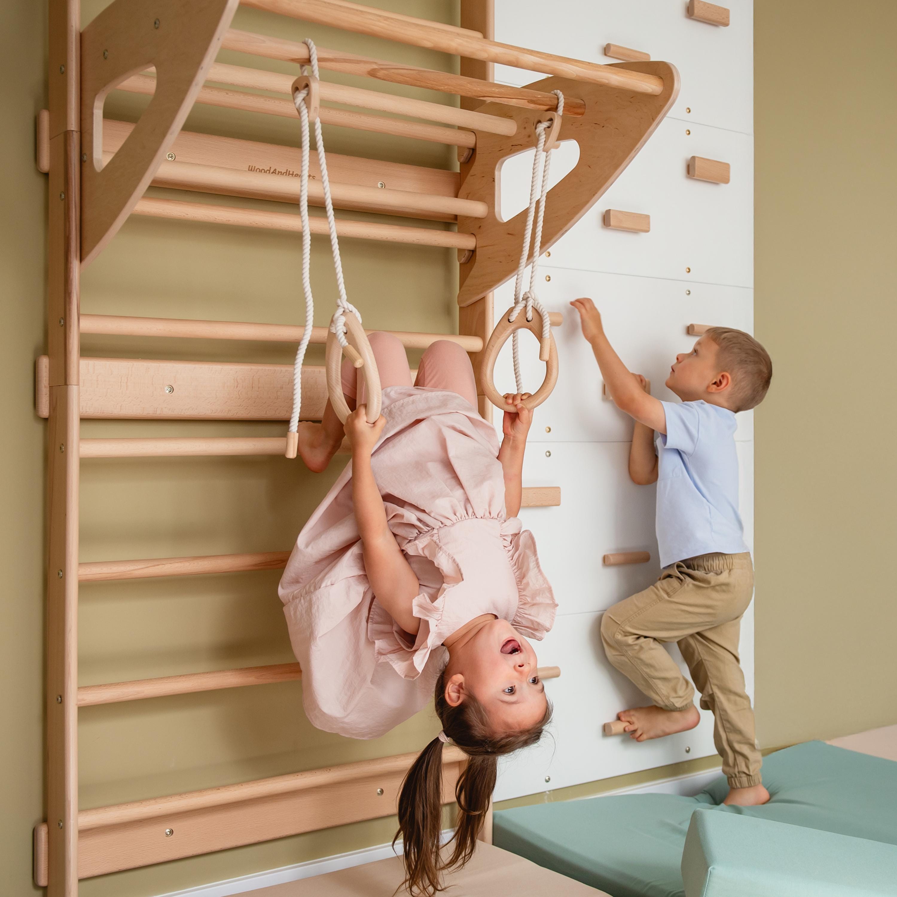 Rope Play Set for Kids Climbing Gym, Montessori Rope Bundle With ...