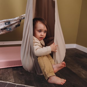 Cocoon Swing for Kids, Indoor Swing, Sensory Swing, Hanging Swing for Toddlers, Montessori-Inspired Hammock Chair by Woodandhearts