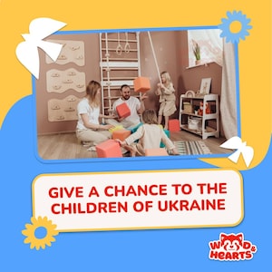 Digitale png - Stand with Ukraine - Support the children of Ukraine