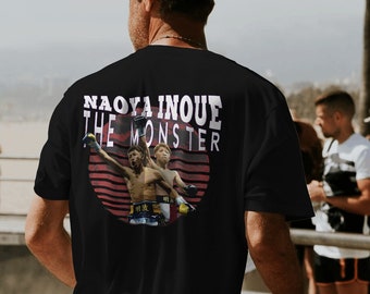 Naoya « The Monster » Inoue T-shirt graphique de boxe style rétro années 90