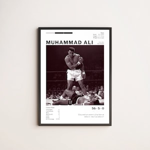 Muhammad Ali, 18x24&quot; Poster FHD Wall Decor Wall Hangings, Wall Art, Museum Poster, Digital Download, Art Print, Digital Print, Boxing Poster