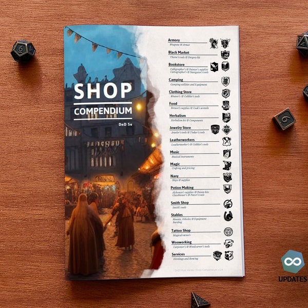 Shop Compendium - DnD 5e | PDF