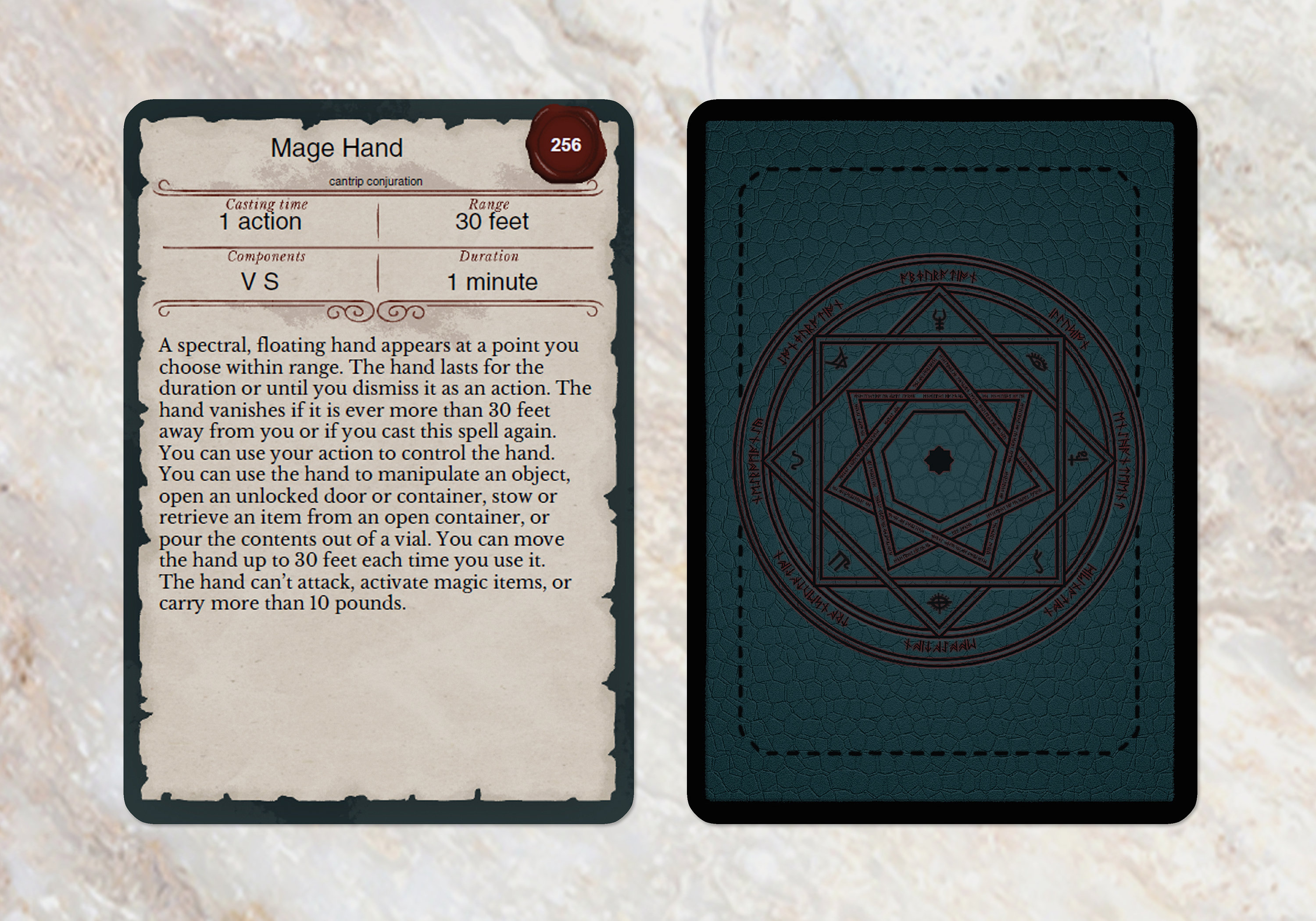 Dnd Spell Cards Printable