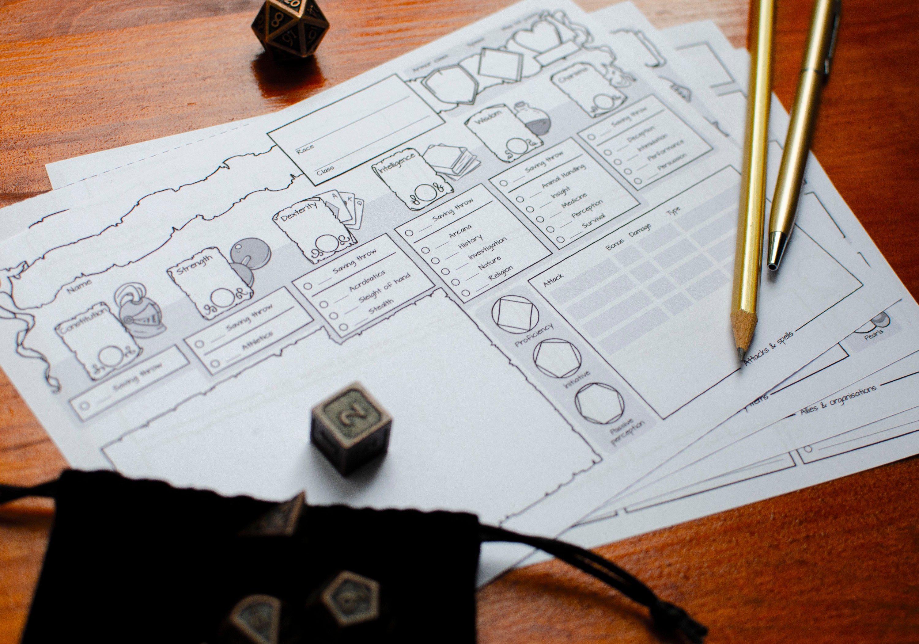 Опыт днд 5. DND 5 character Sheet. Механики ДНД 5. Интерактивный лист. ДНД для принтера по бумаге.