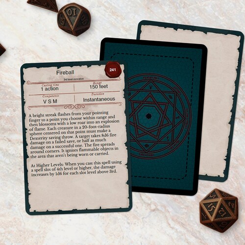 Item Cards Dnd 5e PDF Fillable Same Size as the Etsy