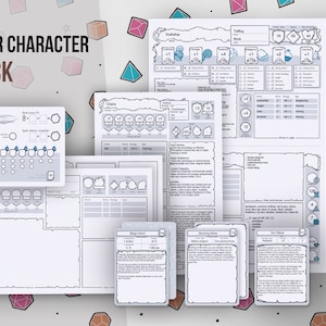 Pacchetto personaggi giocatore / DnD 5e / PDF / Compilabile