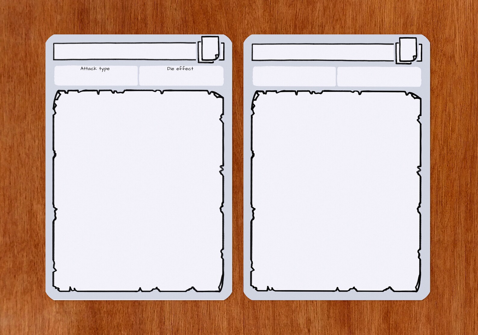 Ability Cards Dnd 5e PDF Fillable Same Size as the Etsy