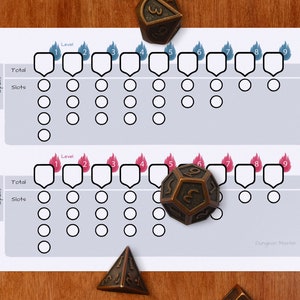 Dungeon Master Spell Slot Tracker – DnD 5e | PDF