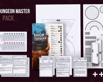 Dungeon Master Pack | DnD 5e | PDF | Fillable