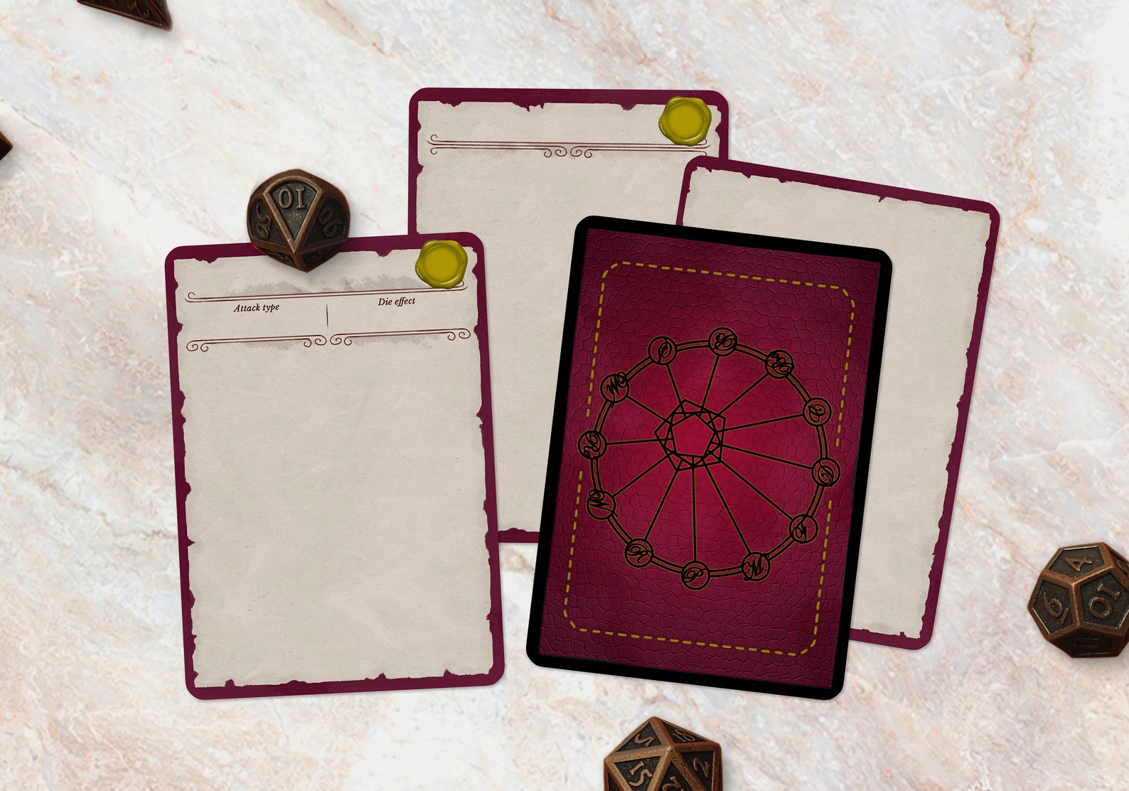 Ability Cards full Color Dnd 5e PDF Fillable Etsy